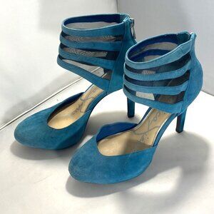 Jessica Simpson Teal Suede Stiletto Heel Women's Size US 8.5M